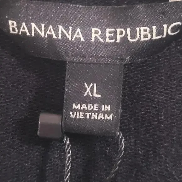 Banana Republic NWT Women's Black Long Sleeve Knit Relaxed Tunic Top - Size XL - Picture 8 of 9